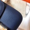 Hermes Mini Constance 18cm Sapphire Epsom Bag - Image 3