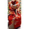 Hermes Piment Cavalcadour Morning Shawl 140cm - Image 3