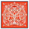 Hermes Piment Cavalcadour Morning Shawl 140cm - Image 8