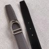 Hermes Etrier Buckle Belt & Chocolate Clemence 32 MM Strap - Image 3