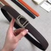 Hermes Etrier Buckle Belt & Chocolate Clemence 32 MM Strap - Image 6