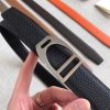 Hermes Etrier Buckle Belt & Black Clemence 32 MM Strap - Image 5