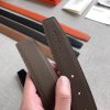 Hermes Etrier Buckle Belt & Taupe Clemence 32 MM Strap - Image 5