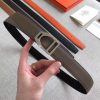 Hermes Etrier Buckle Belt & Taupe Clemence 32 MM Strap - Image 6