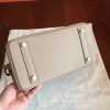Hermes Grey Clemence Birkin 25cm Handmade Bag - Image 2