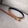 Hermes Mini Constance Belt Buckle & Brown Epsom 24 MM Strap - Image 5