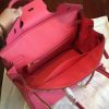 Hermes Rose Lipstick Clemence Birkin 25cm Handmade Bag - Image 2