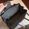 Hermes Vert Gris Clemence Birkin 25cm Handmade Bag - Image 6