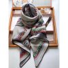 Hermes Beige Robe Du Soir Shawl 140CM - Image 2