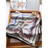 Hermes Beige Robe Du Soir Shawl 140CM - Image 8