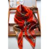 Hermes Piment Robe Du Soir Shawl 140CM - Image 3