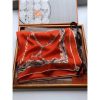 Hermes Piment Robe Du Soir Shawl 140CM - Image 5