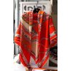 Hermes Piment Robe Du Soir Shawl 140CM - Image 9