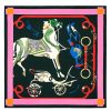 Hermes Black Tout En Carre Shawl 140CM - Image 5