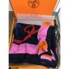 Hermes Black Tout En Carre Shawl 140CM - Image 7