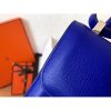 Hermes Epsom Constance 24cm Blue Electric Handmade Bag - Image 8