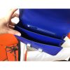 Hermes Epsom Constance 24cm Blue Electric Handmade Bag - Image 9