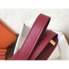 Hermes Epsom Constance 24cm Dark Red Handmade Bag - Image 3