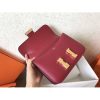 Hermes Epsom Constance 24cm Dark Red Handmade Bag - Image 6
