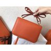 Hermes Epsom Constance 24cm Orange Handmade Bag - Image 2