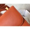Hermes Epsom Constance 24cm Orange Handmade Bag - Image 7