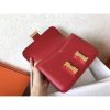 Hermes Epsom Constance 24cm Red Handmade Bag - Image 2