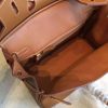 Hermes Brown Epsom Birkin 25cm Handmade Bag - Image 9