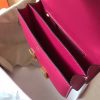 Hermes Epsom Constance 24cm Rose Red Handmade Bag - Image 4
