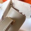 Hermes Epsom Constance 24cm Tourterelle Handmade Bag - Image 9