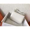 Hermes Epsom Constance 24cm White Handmade Bag - Image 2