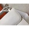 Hermes Epsom Constance 24cm White Handmade Bag - Image 7