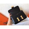Hermes Swift Constance 24cm Black Handmade Bag - Image 3