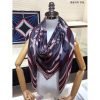 Hermes Grey H Imprimeur Fou Couvertures d'Ex-Libris Shawl 140cm - Image 4