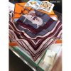 Hermes Grey H Imprimeur Fou Couvertures d'Ex-Libris Shawl 140cm - Image 8