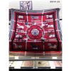 Hermes Red H Imprimeur Fou Couvertures d'Ex-Libris Shawl 140cm - Image 4