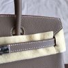 Hermes Etoupe Epsom Birkin 25cm Handmade Bag - Image 8
