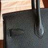 Hermes Black Epsom Birkin 25cm Handmade Bag - Image 3