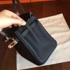 Hermes Black Epsom Birkin 25cm Handmade Bag - Image 6
