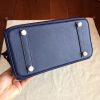 Hermes Sapphire Epsom Birkin 25cm Handmade Bag - Image 4