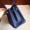 Hermes Sapphire Epsom Birkin 25cm Handmade Bag - Image 8