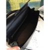 Hermes All Black Box Kelly 35cm Handmade Bag - Image 8