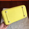 Hermes Soufre Epsom Birkin 25cm Handmade Bag - Image 8