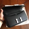 Hermes Black Epsom Constance Elan 25cm Bag - Image 6
