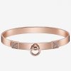 Hermes Rose Gold Collier de Chien Bracelet - Image 6