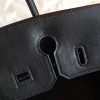 Hermes Black Swift Birkin 25cm Handmade Bag - Image 7