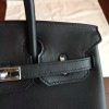 Hermes Black Swift Birkin 25cm Handmade Bag - Image 9