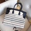 Hermes Birkin 35cm De Camp Dechainee Toile Bag - Image 5