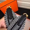 Hermes Sangle Cavale 50 mm Bag Strap White/Black - Image 3