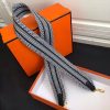 Hermes Sangle Cavale 50 mm Bag Strap White/Black - Image 7