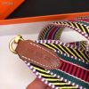Hermes Sangle Cavale 50 mm Bag Strap Yellow/Red - Image 8
